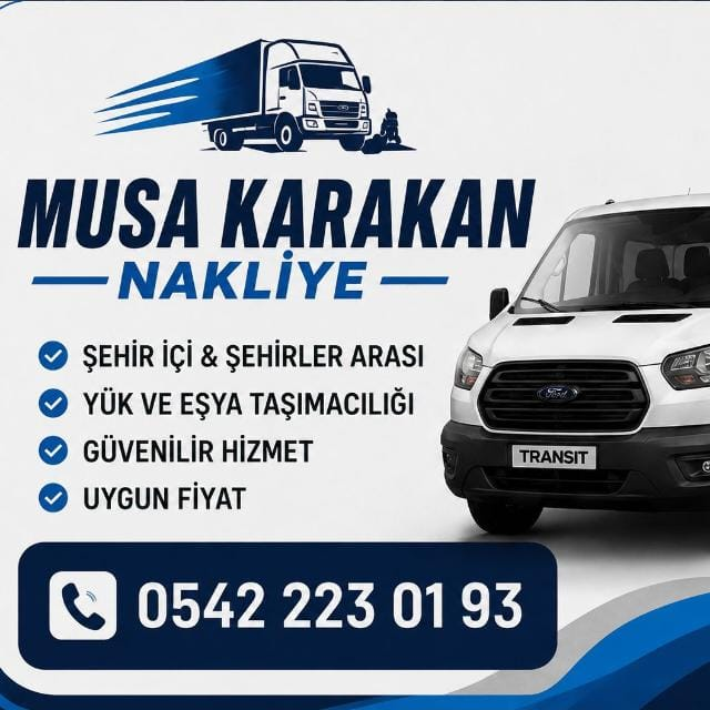 Musa Karakan Nakliye Gaziantep Karataş iletişim kartı